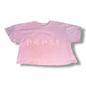Women’s Pepsi Apparel America World Class Pepsi Crop Top T-Shirt